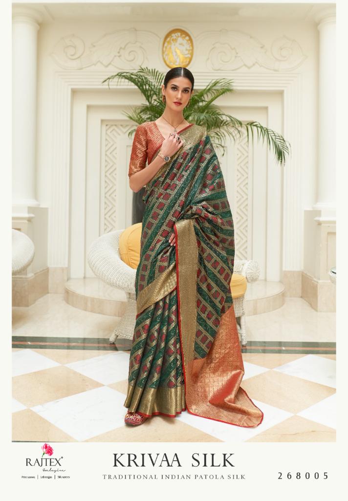 Kriva Silk Traditional Indian Patola Silk Saree Anant Tex Exports Private Limited