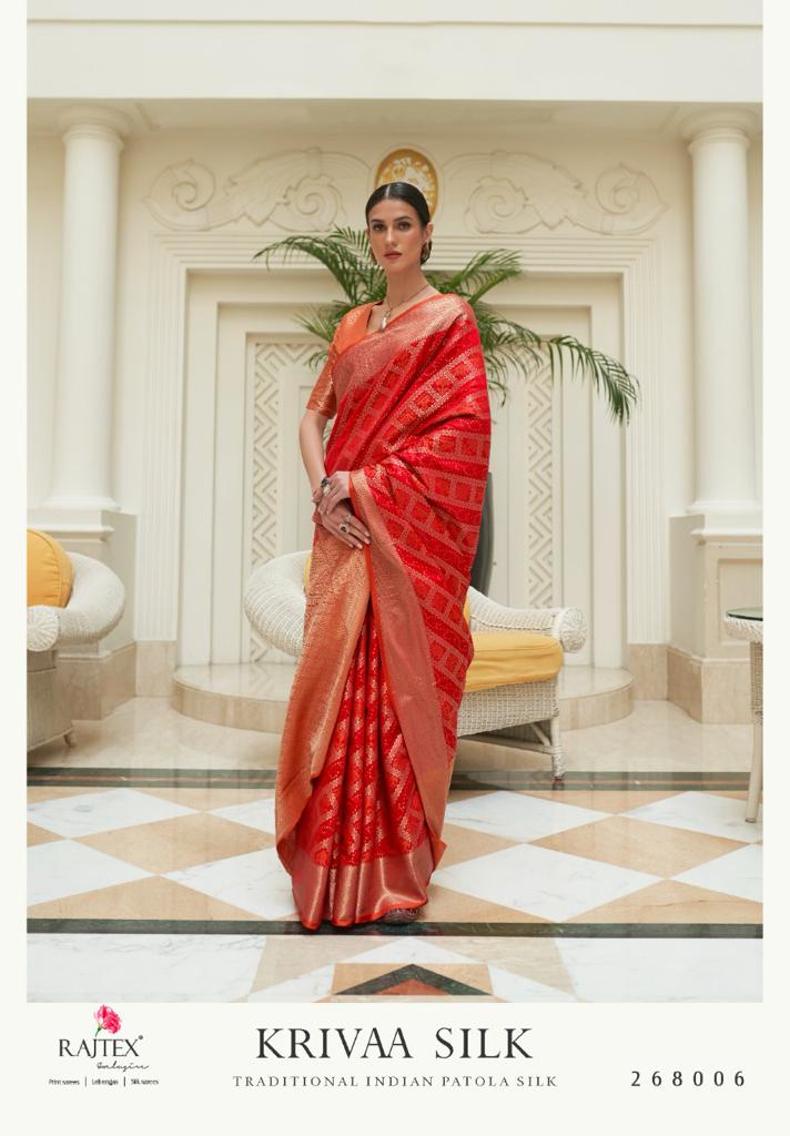 Kriva Silk Traditional Indian Patola Silk Saree Anant Tex Exports Private Limited