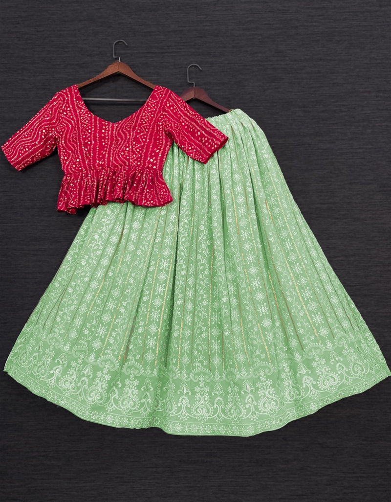 Georgette Two Piece Lehenga Set Anant Tex Exports Private Limited