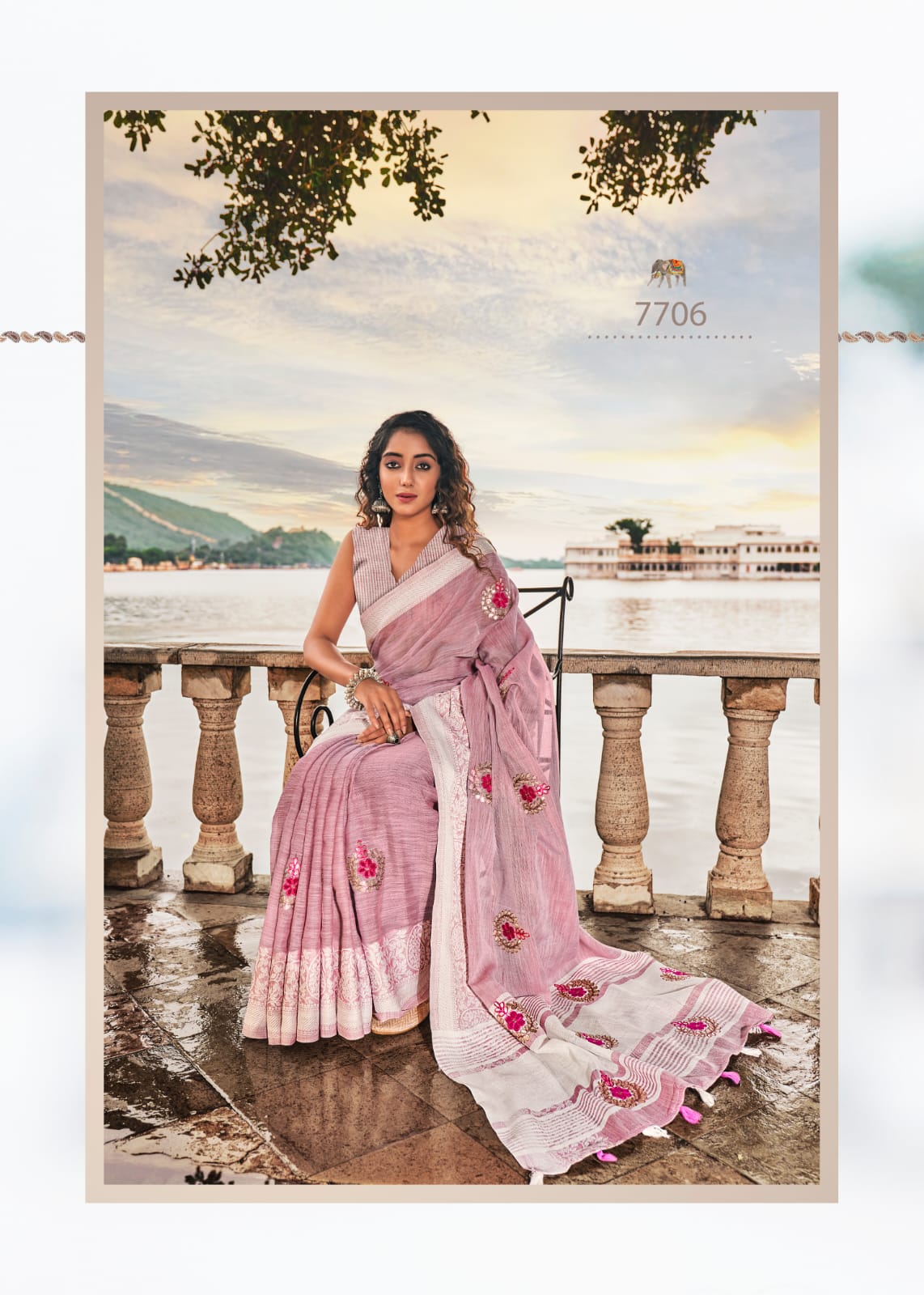 RAJYOG AADHIK SOFT LINEN SAREE Anant Tex Exports Private Limited