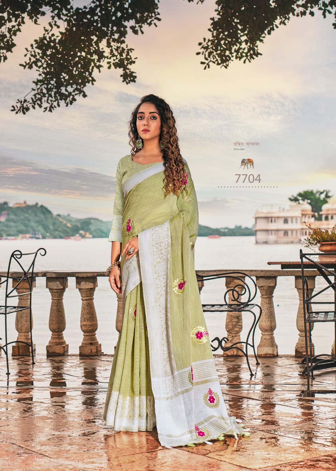RAJYOG AADHIK SOFT LINEN SAREE Anant Tex Exports Private Limited
