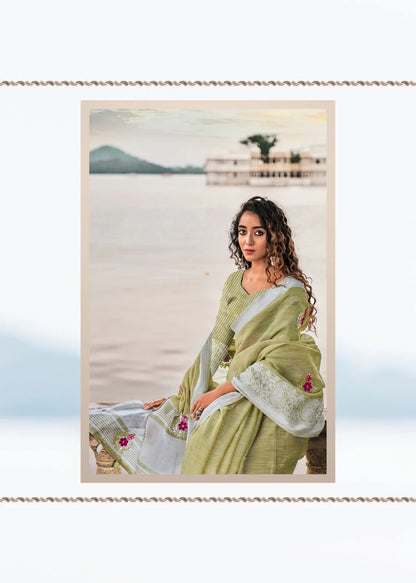 RAJYOG AADHIK SOFT LINEN SAREE Anant Tex Exports Private Limited