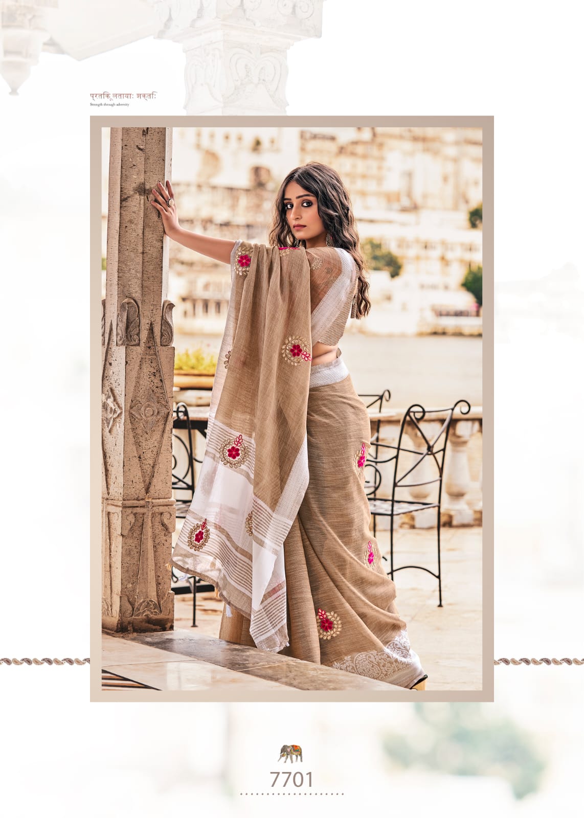 RAJYOG AADHIK SOFT LINEN SAREE Anant Tex Exports Private Limited