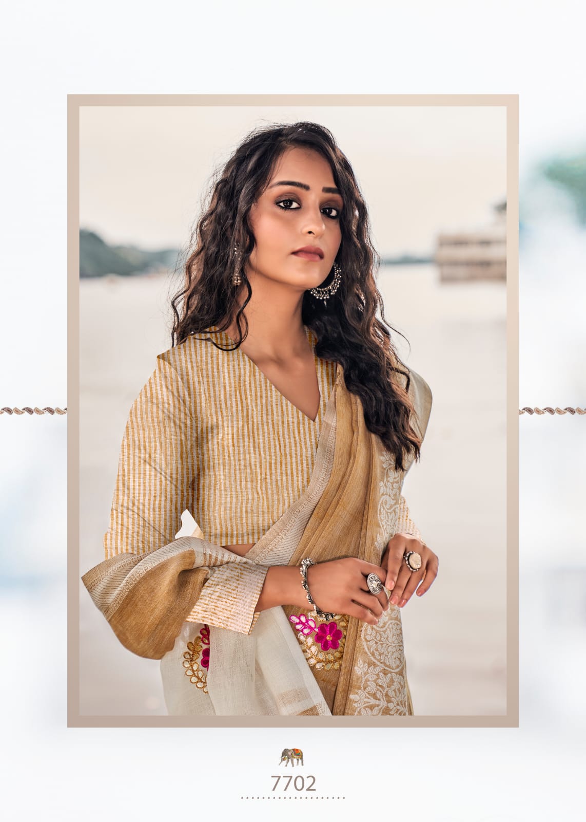 RAJYOG AADHIK SOFT LINEN SAREE Anant Tex Exports Private Limited