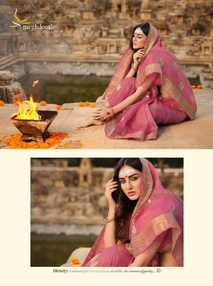 Meghdoot Shuddhi Soft Tissue Silk Saree Anant Tex Exports Private Limited