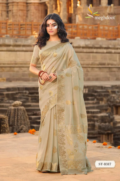 Meghdoot Shuddhi Soft Tissue Silk Saree Anant Tex Exports Private Limited