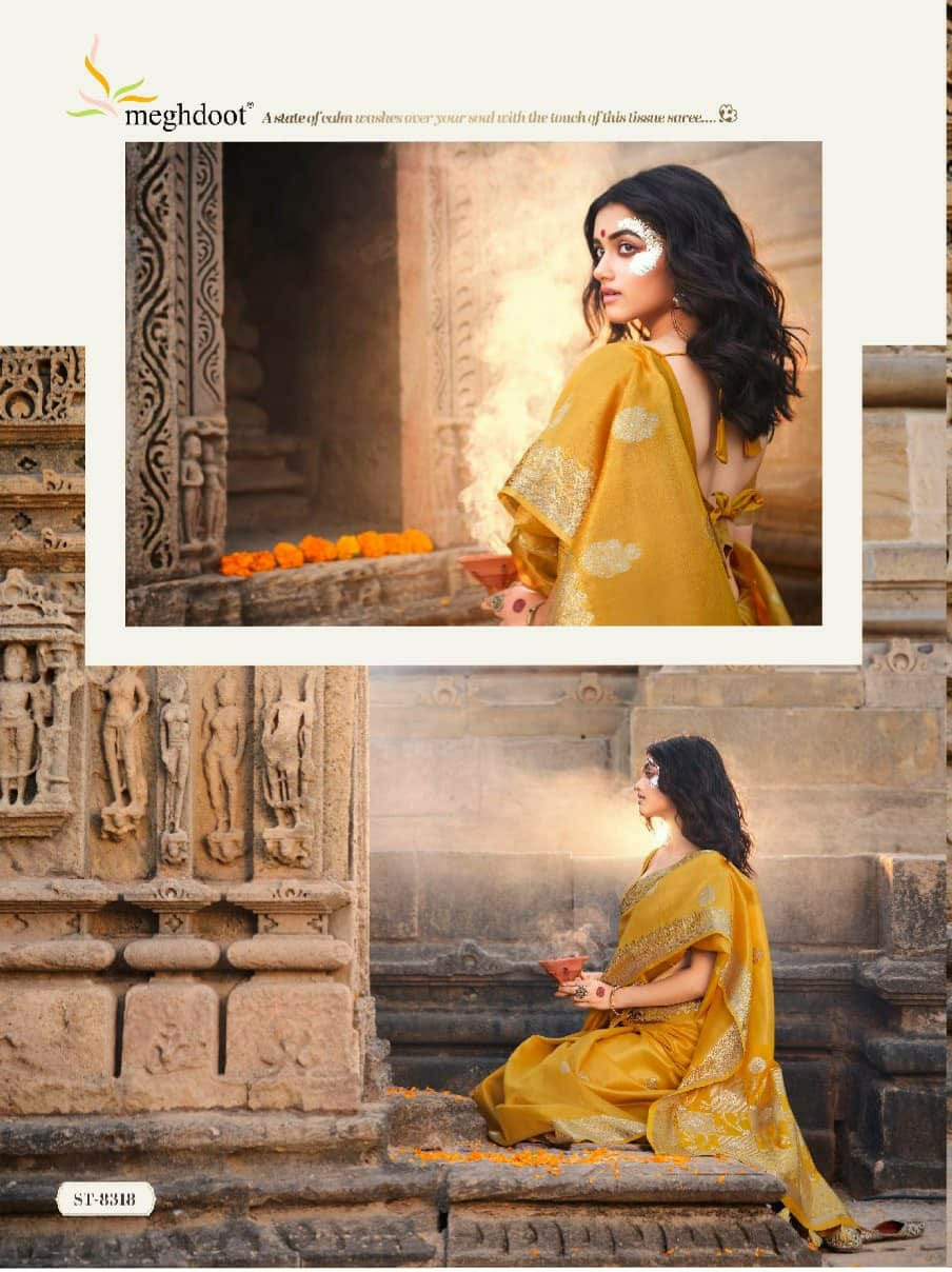 Meghdoot Shuddhi Soft Tissue Silk Saree Anant Tex Exports Private Limited