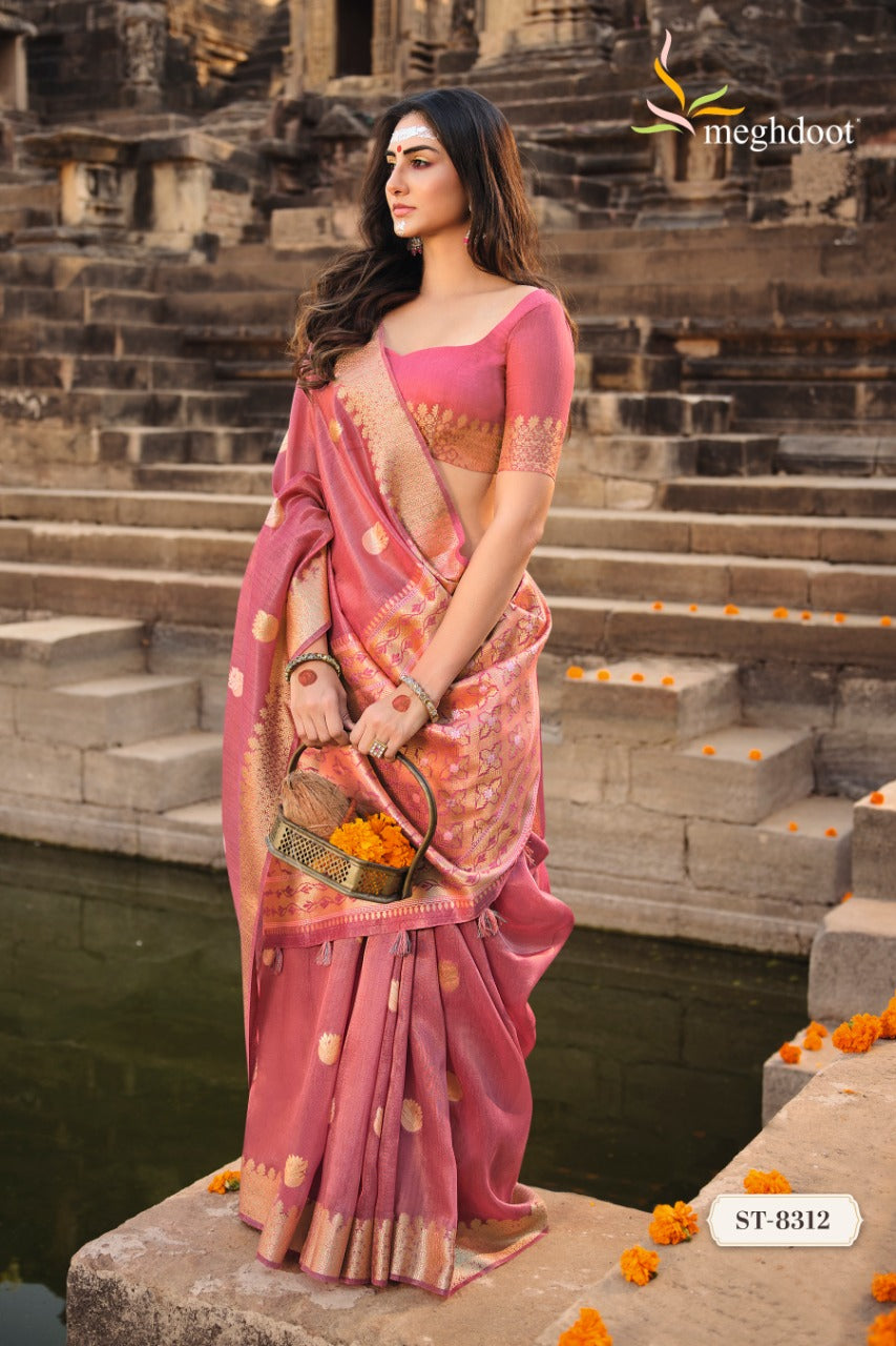 Meghdoot Shuddhi Soft Tissue Silk Saree Anant Tex Exports Private Limited