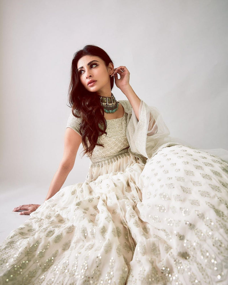 New Designer K Georgette Gown With Dupatta Anant Tex Exports Private Limited