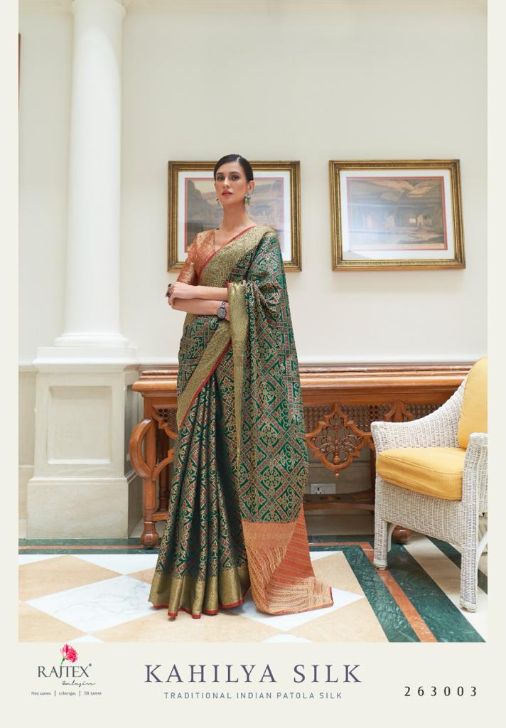 RajTex Kahilya Traditional Indian Patola Silk Saree Anant Tex Exports Private Limited