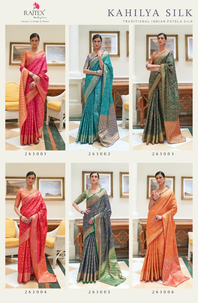 RajTex Kahilya Traditional Indian Patola Silk Saree Anant Tex Exports Private Limited