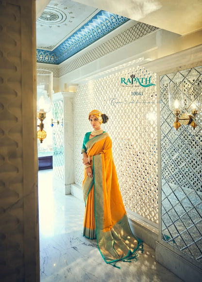 RajPath Fabric Angelina Soft Silk Saree Anant Tex Exports Private Limited