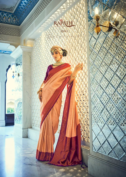 RajPath Fabric Angelina Soft Silk Saree Anant Tex Exports Private Limited