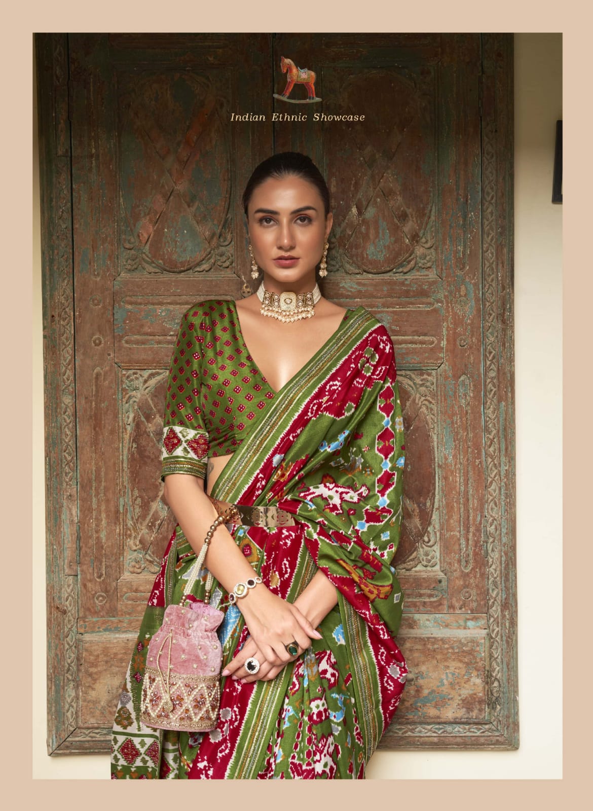 Rewaa Heritage Pure Designer Silk Patola Saree Anant Tex Exports Private Limited