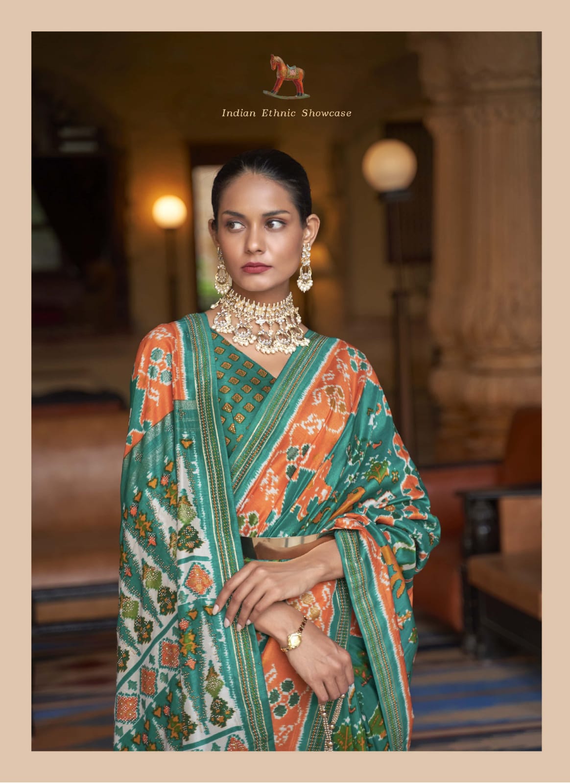 Rewaa Heritage Pure Designer Silk Patola Saree Anant Tex Exports Private Limited