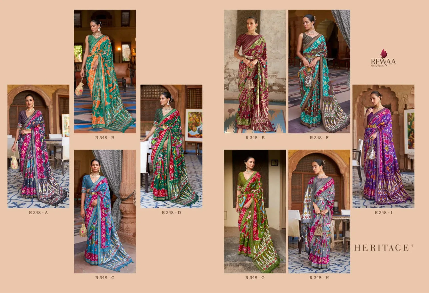 Rewaa Heritage Pure Designer Silk Patola Saree Anant Tex Exports Private Limited
