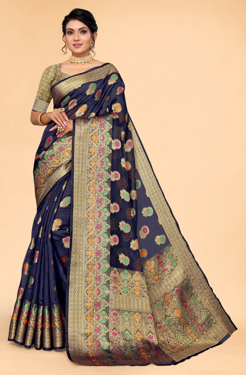 RAAZI VOL 04 ORGANZA FESTIVE WEAR SILK SAREE Anant Tex Exports Private Limited