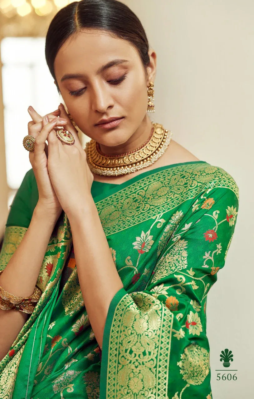 Anubhuti Soft Banarasi Silk Weaving Saree Anant Tex Exports Private Limited
