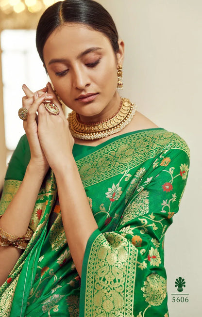 Anubhuti Soft Banarasi Silk Weaving Saree Anant Tex Exports Private Limited