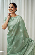 Rajpath Anigma Soft Luckhnowi weaving Linen Saree Anant Tex Exports Private Limited