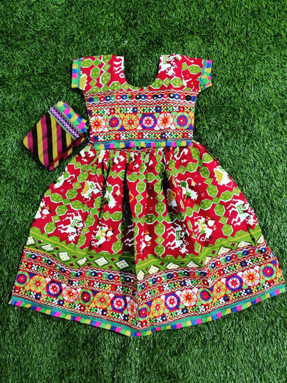 Navratri Traditional full embroidery  gher Lehenga for kids Anant Tex Exports Private Limited