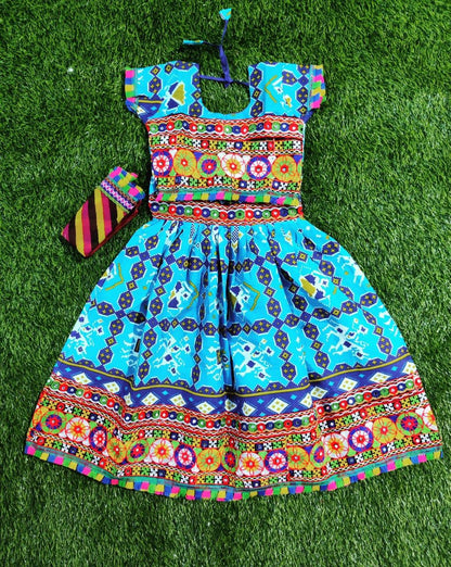 Navratri Traditional full embroidery  gher Lehenga for kids Anant Tex Exports Private Limited