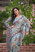 Kalamkari Print Soft Linen Cotton Saree Anant Tex Exports Private Limited