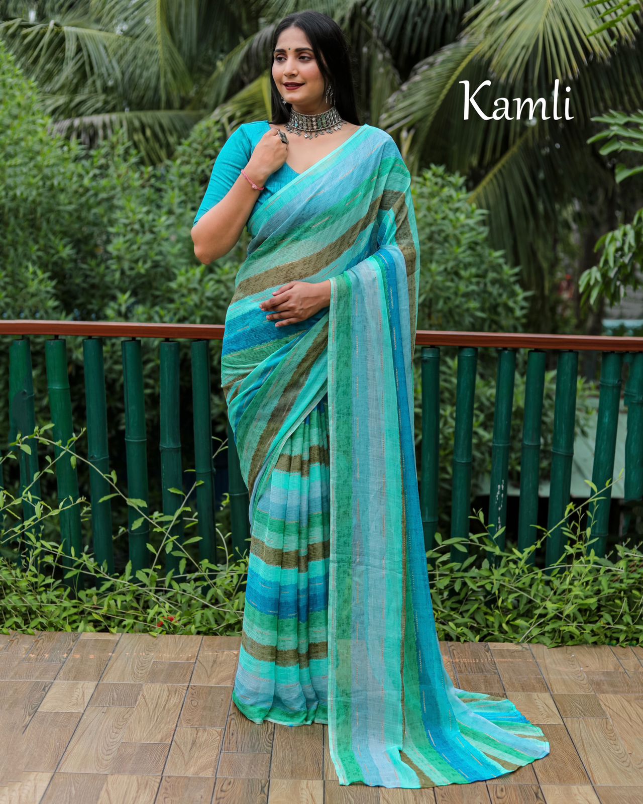 Kamli Chiffon Silky Saree Anant Tex Exports Private Limited
