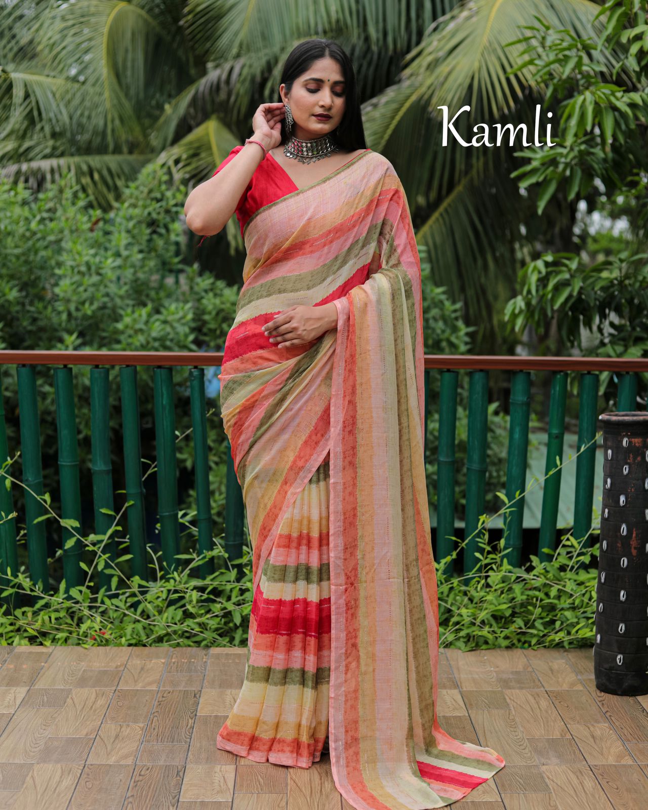 Kamli Chiffon Silky Saree Anant Tex Exports Private Limited