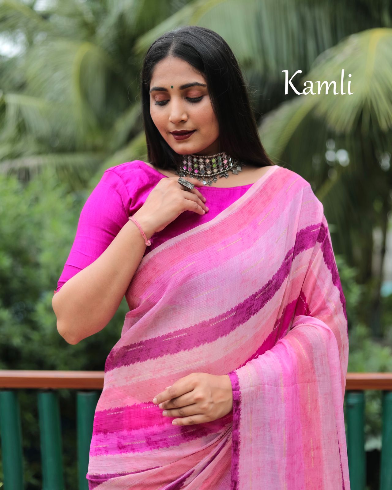 Kamli Chiffon Silky Saree Anant Tex Exports Private Limited