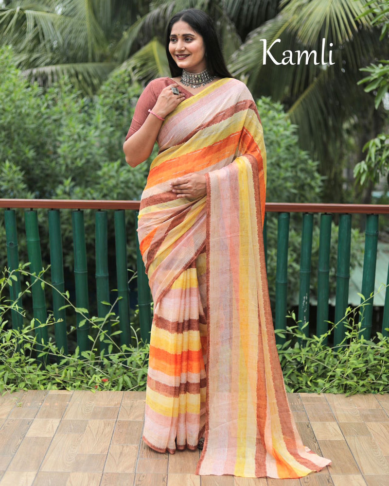 Kamli Chiffon Silky Saree Anant Tex Exports Private Limited