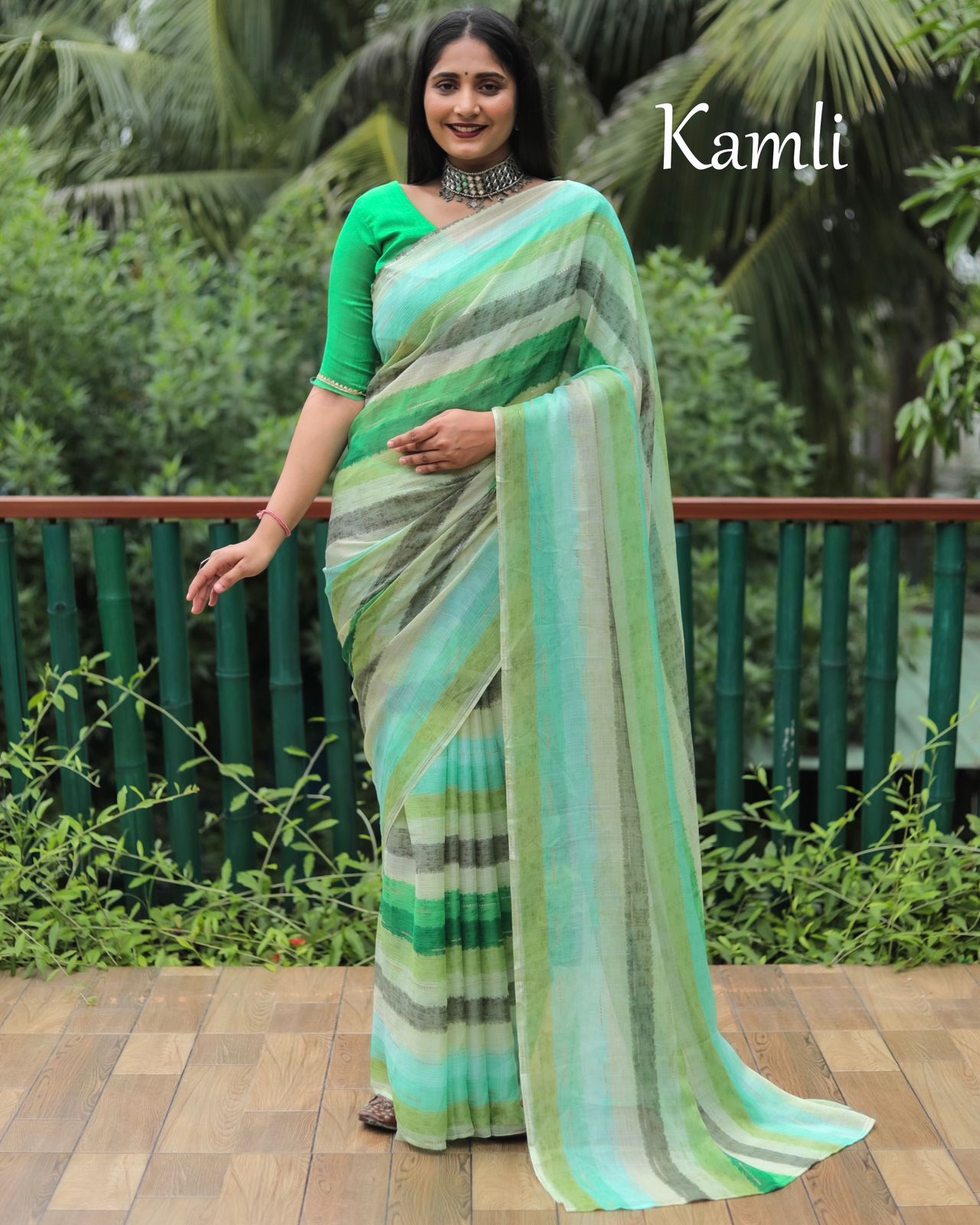 Kamli Chiffon Silky Saree Anant Tex Exports Private Limited