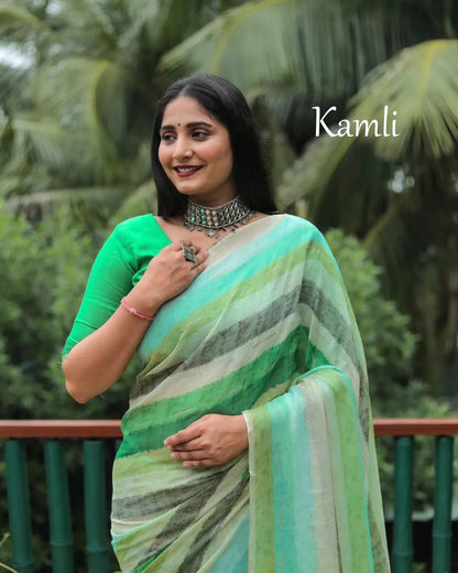 Kamli Chiffon Silky Saree Anant Tex Exports Private Limited