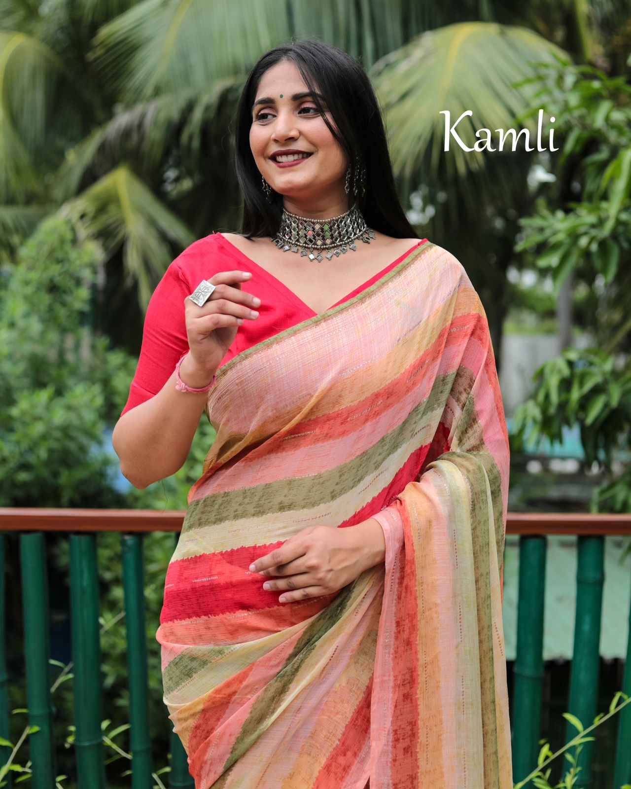 Kamli Chiffon Silky Saree Anant Tex Exports Private Limited