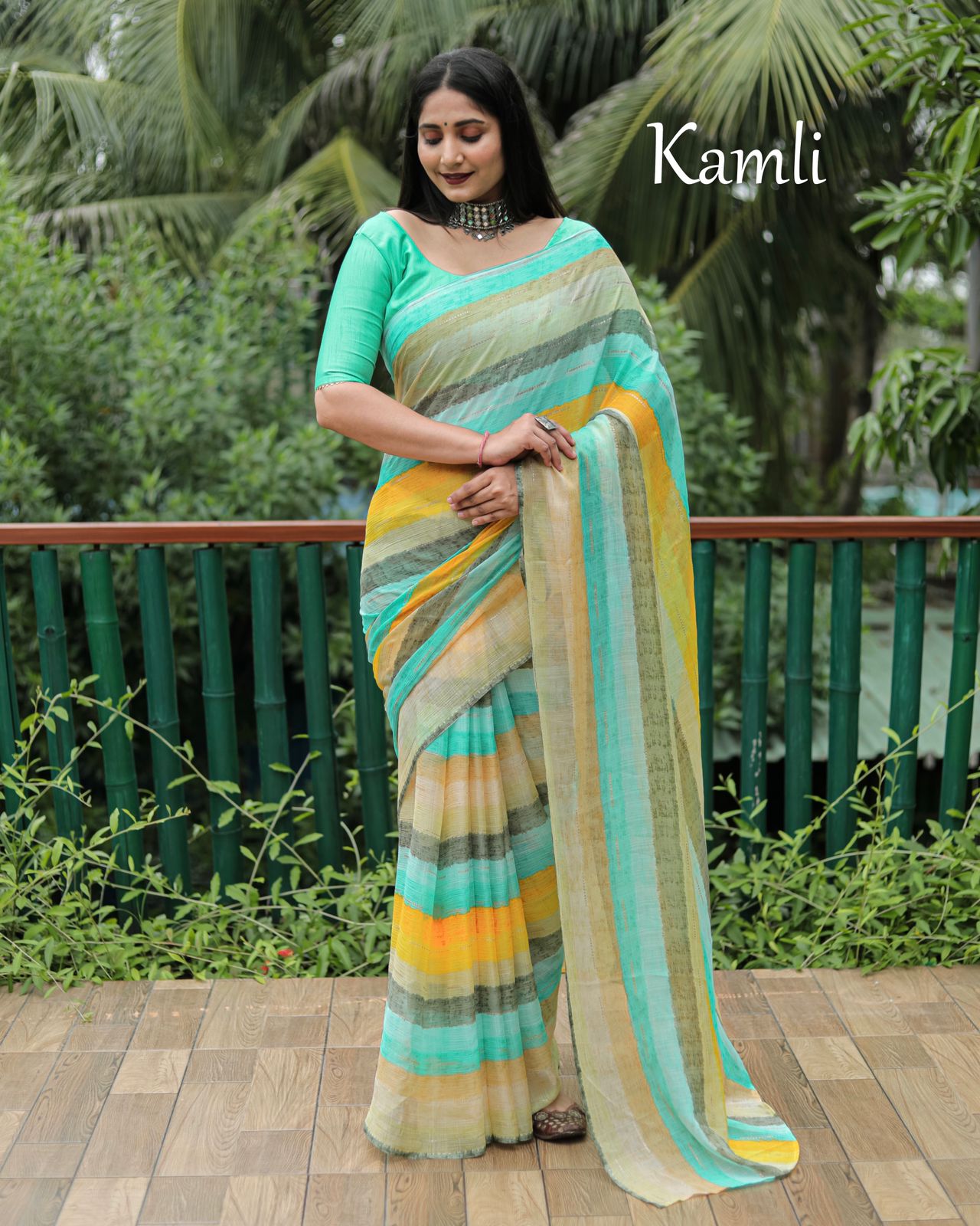 Kamli Chiffon Silky Saree Anant Tex Exports Private Limited