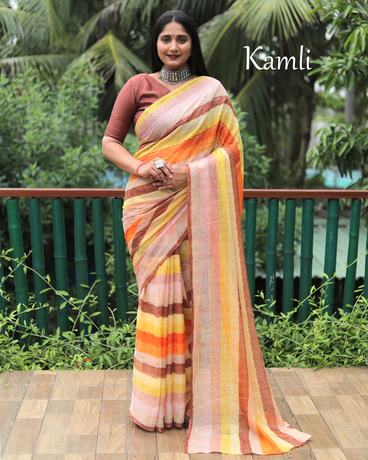 Kamli Chiffon Silky Saree Anant Tex Exports Private Limited
