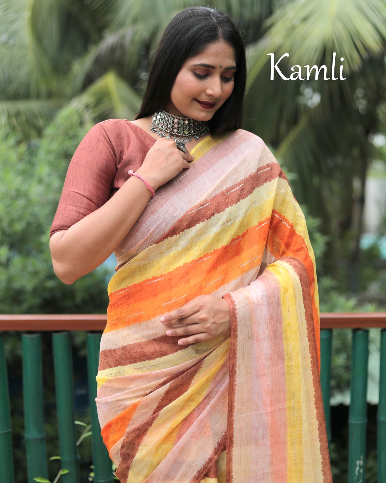 Kamli Chiffon Silky Saree Anant Tex Exports Private Limited