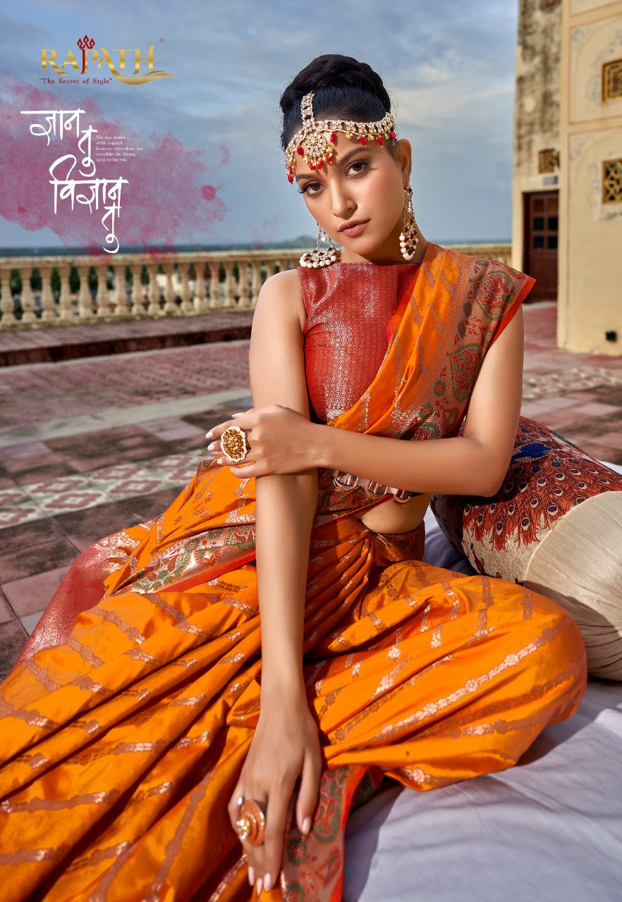 RajPath Mahek Soft Patola Silk weaving Saree Anant Tex Exports Private Limited