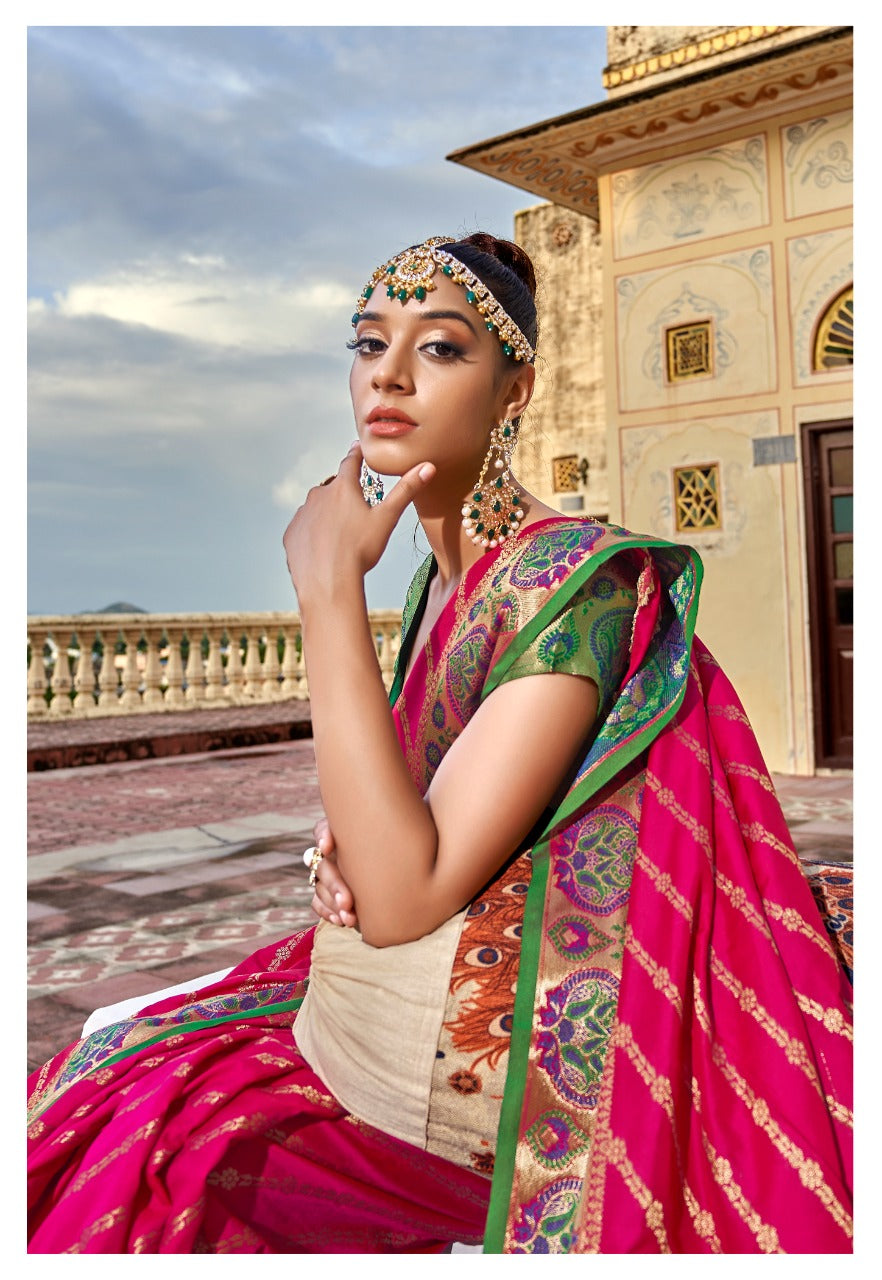 RajPath Mahek Soft Patola Silk weaving Saree Anant Tex Exports Private Limited