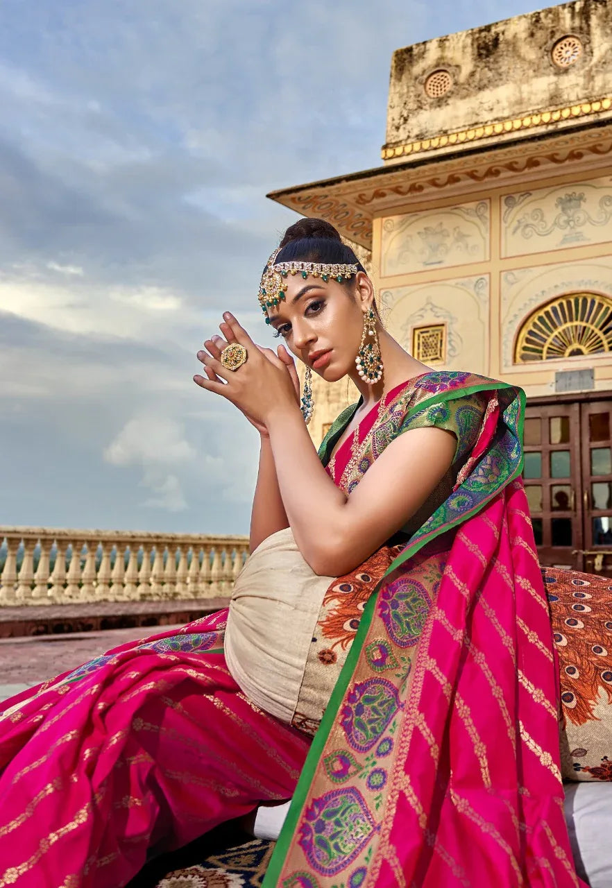 RajPath Mahek Soft Patola Silk weaving Saree Anant Tex Exports Private Limited
