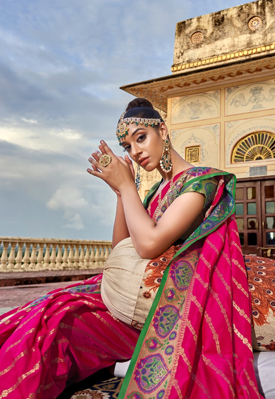 RajPath Mahek Soft Patola Silk weaving Saree Anant Tex Exports Private Limited