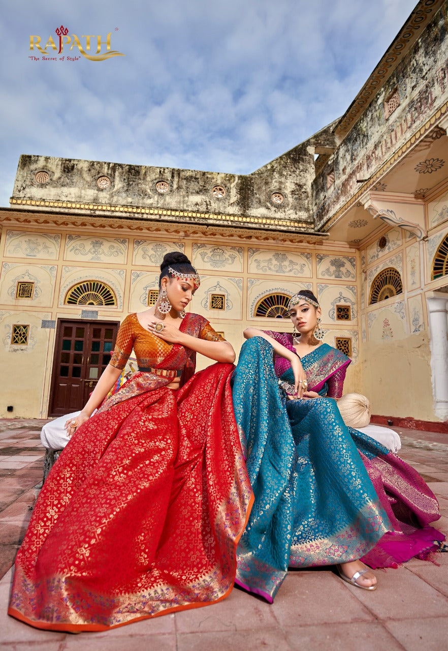 RajPath Mahek Soft Patola Silk weaving Saree Anant Tex Exports Private Limited