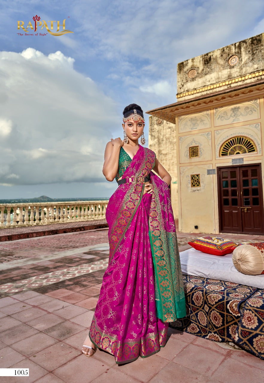 RajPath Mahek Soft Patola Silk weaving Saree Anant Tex Exports Private Limited