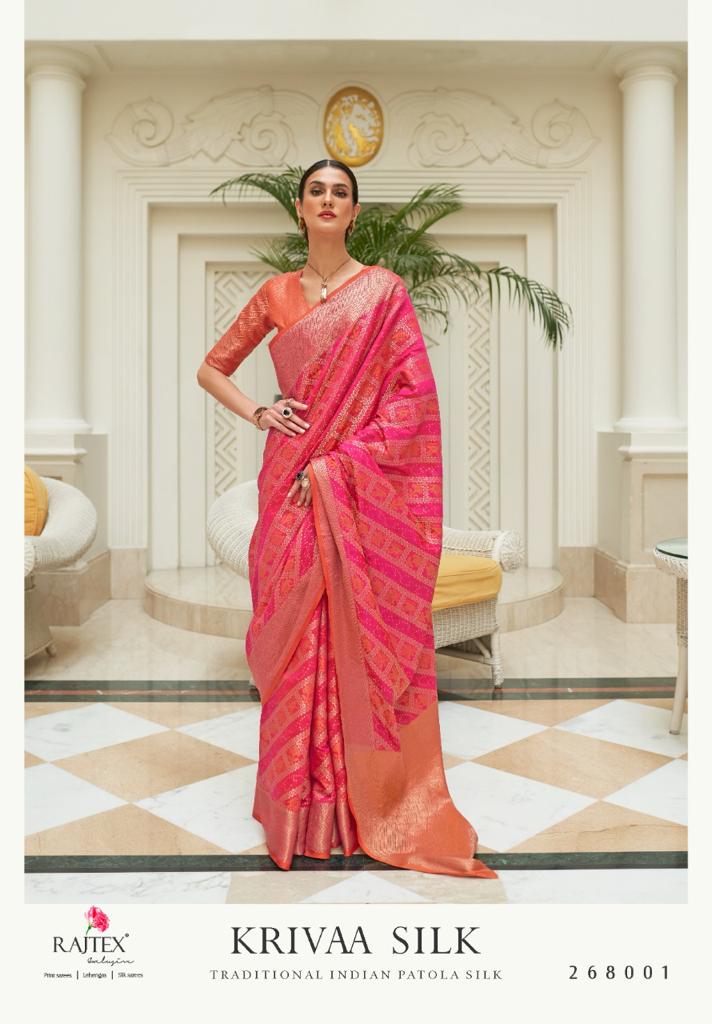 RAJTEX KRIVIA SILK 268000 SERIES SAREE Anant Tex Exports Private Limited