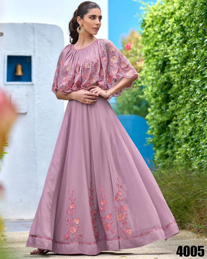HEAVY GEORGETTE WITH HEAVY EMBROIDERY DESIGNER GWON Anant Tex Exports Private Limited