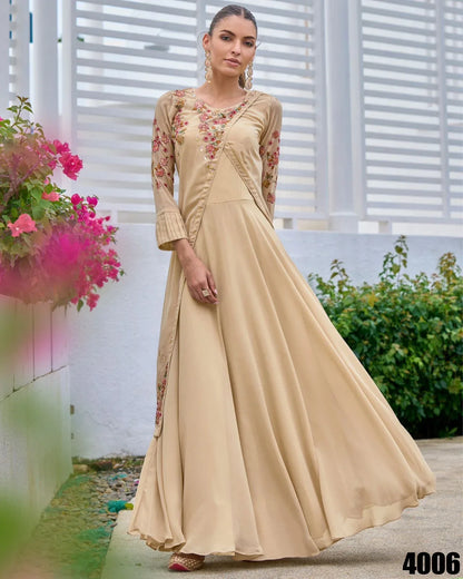 HEAVY GEORGETTE WITH HEAVY EMBROIDERY DESIGNER GWON Anant Tex Exports Private Limited