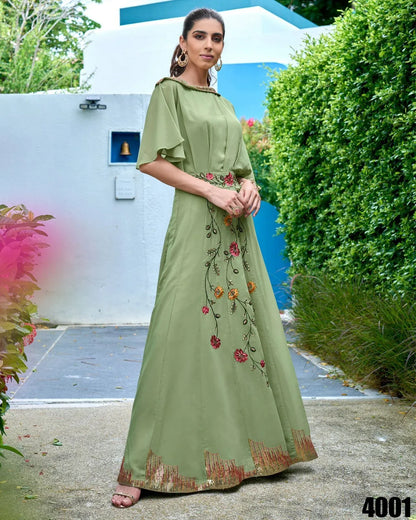 HEAVY GEORGETTE WITH HEAVY EMBROIDERY DESIGNER GWON Anant Tex Exports Private Limited