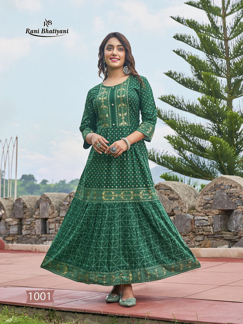 RANI BHATIYANI APSARA VOL 1 KURTI Anant Tex Exports Private Limited