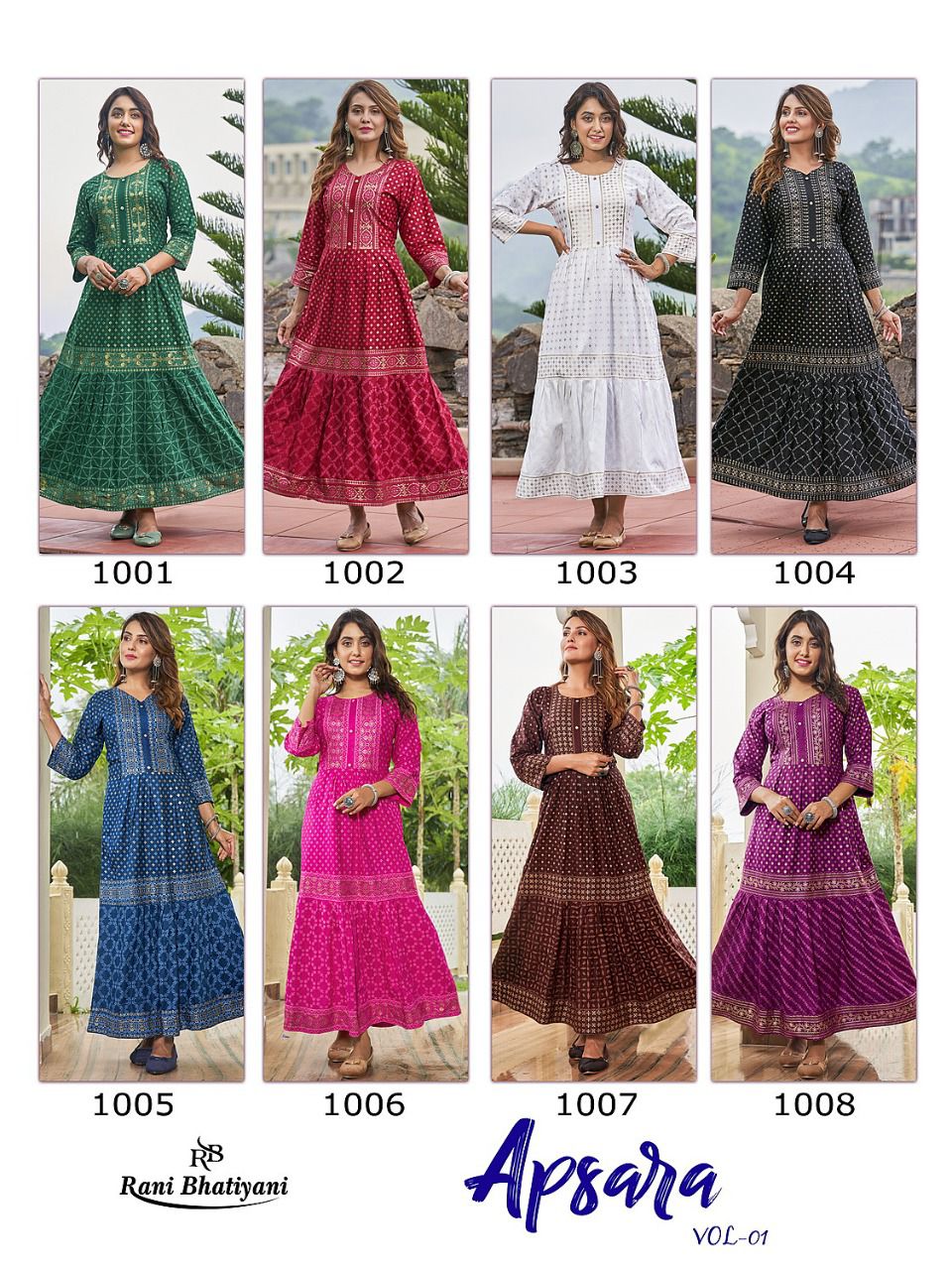 RANI BHATIYANI APSARA VOL 1 KURTI Anant Tex Exports Private Limited