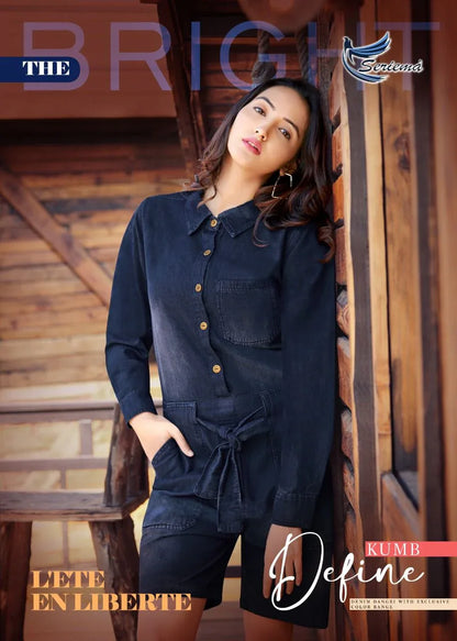 SERIEMA FULLY STYLISH FULL SELVESS WITH CLASSY LOOK WITH SIDE ZIP Anant Tex Exports Private Limited